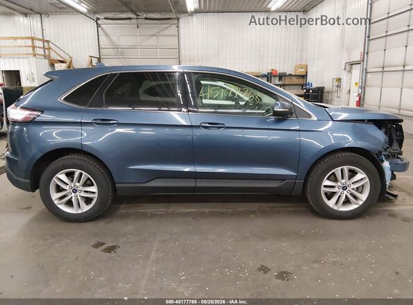 2FMPK4J88JBB59932 2018 FORD EDGE Blue Սալոնի 360 աստիճան տեսք
