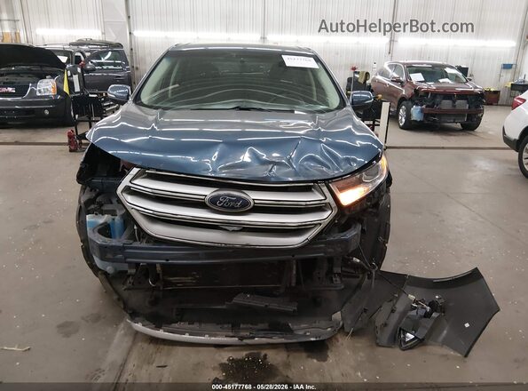 2FMPK4J88JBB59932 2018 FORD EDGE Blue Սալոնի հետևի տեսք