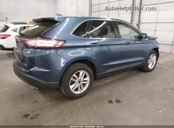2FMPK4J88JBB59932 2018 FORD EDGE Blue Հետևի աջ