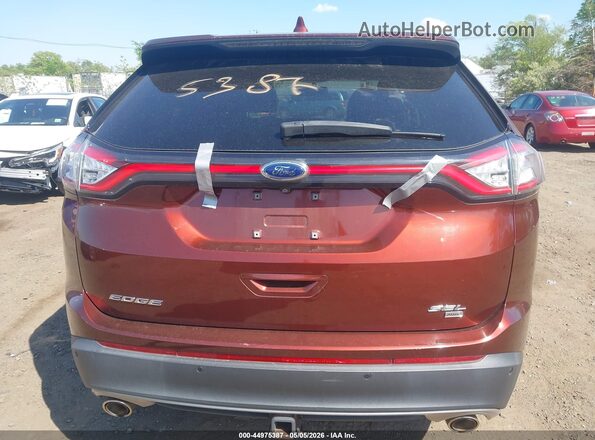 2FMPK4J89GBC16163 2016 FORD EDGE Burgundy 