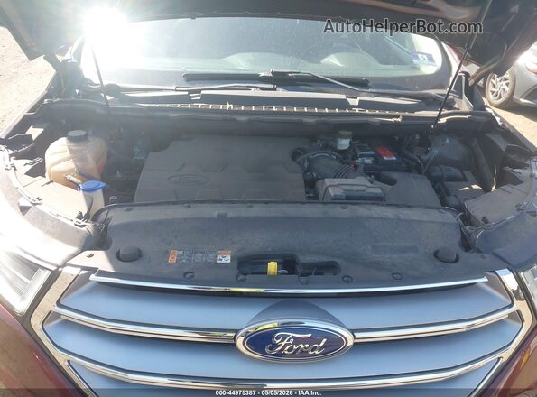2FMPK4J89GBC16163 2016 FORD EDGE Burgundy Widok z tyłu