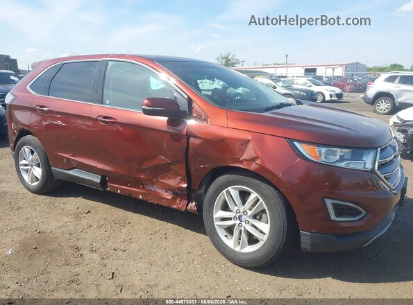 2FMPK4J89GBC16163 2016 FORD EDGE Burgundy Widok z przodu