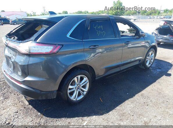 2FMPK4J90GBB50465 2016 FORD EDGE Серый Задняя правая четверть