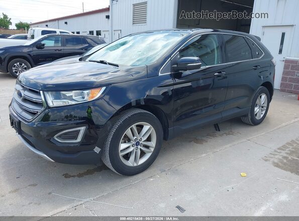 2FMPK4J90HBC67920 2017 FORD EDGE Black Przód lewy