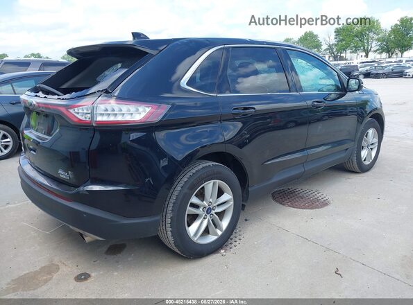 2FMPK4J90HBC67920 2017 FORD EDGE Black Tył prawy