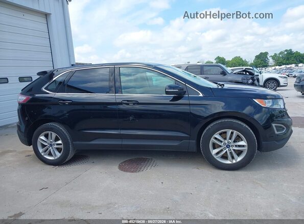 2FMPK4J90HBC67920 2017 FORD EDGE Black Widok wnętrza z tyłu