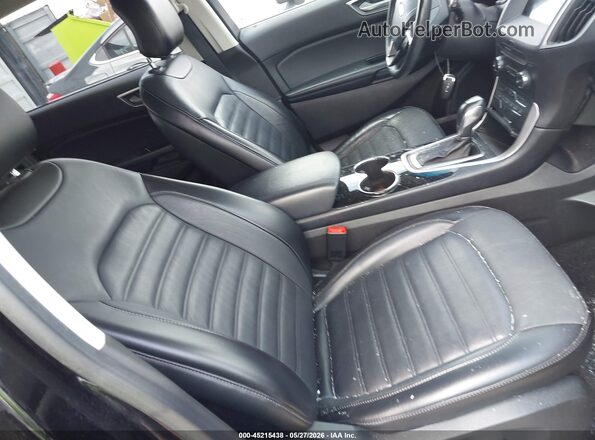 2FMPK4J90HBC67920 2017 FORD EDGE Black Widok wnętrza z przodu