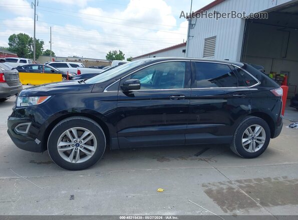 2FMPK4J90HBC67920 2017 FORD EDGE Black Widok wnętrza 360 stopni