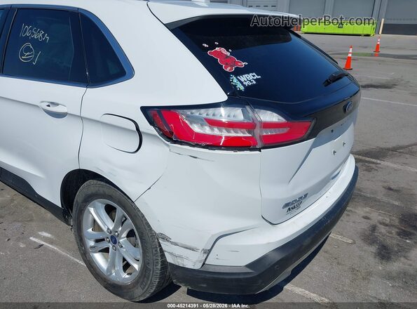 2FMPK4J90KBB01307 2019 FORD EDGE White Vista frontal