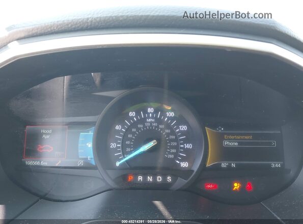 2FMPK4J90KBB01307 2019 FORD EDGE White Vista de los asientos traseros