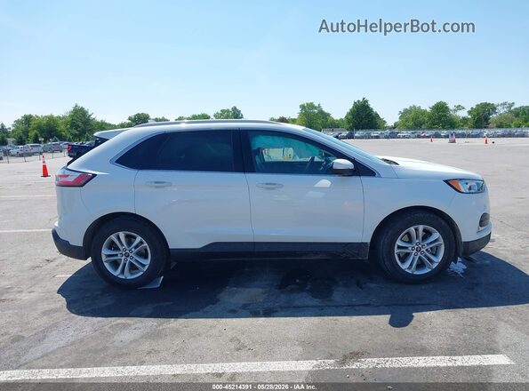 2FMPK4J90KBB01307 2019 FORD EDGE White Vista interior trasera