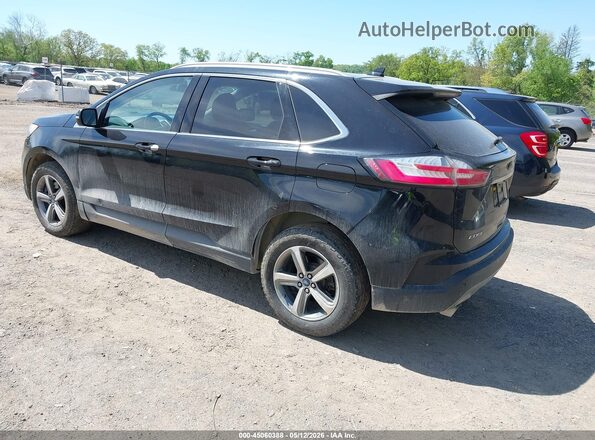 2FMPK4J90KBC05943 2019 FORD EDGE Black Tył lewy