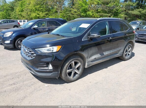 2FMPK4J90KBC05943 2019 FORD EDGE Black Przód lewy