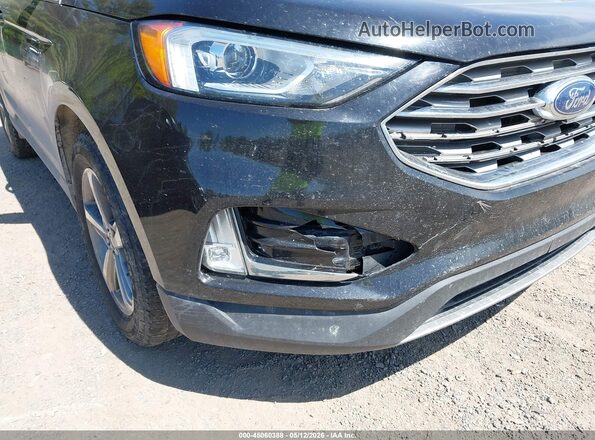 2FMPK4J90KBC05943 2019 FORD EDGE Black Widok z przodu