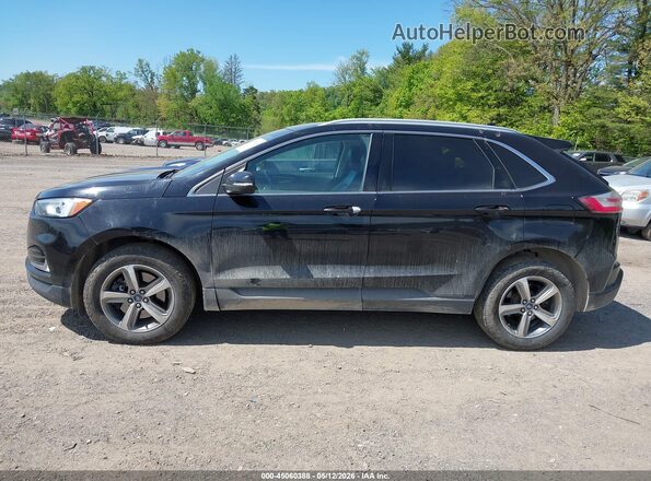2FMPK4J90KBC05943 2019 FORD EDGE Black Widok wnętrza 360 stopni