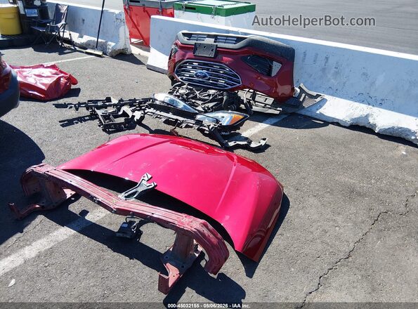 2FMPK4J90KBC21169 2019 FORD EDGE Red ხელსაწყოთა პანელის ხედი