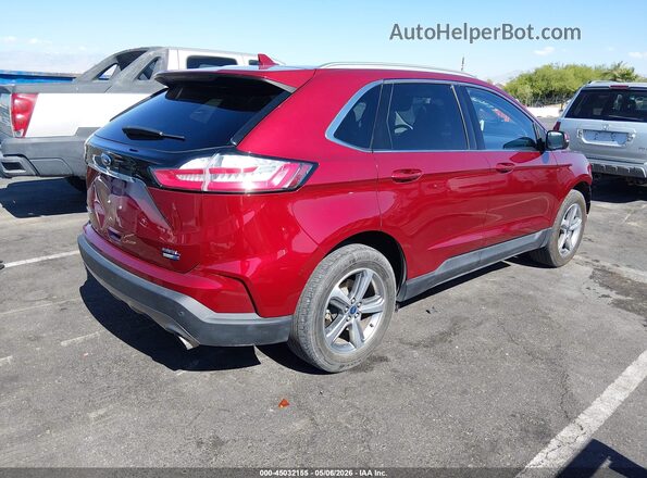 2FMPK4J90KBC21169 2019 FORD EDGE Red უკანა მარჯვენა