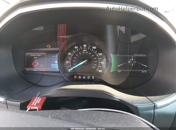 2FMPK4J90KBC21169 2019 FORD EDGE Red უკანა სავარძლების ხედი