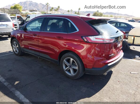 2FMPK4J90KBC21169 2019 FORD EDGE Red უკანა მარცხენა
