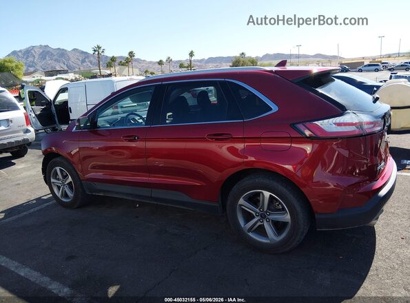 2FMPK4J90KBC21169 2019 FORD EDGE Red 