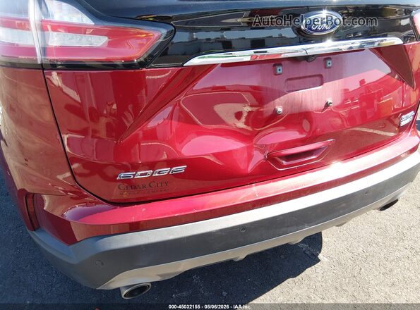 2FMPK4J90KBC21169 2019 FORD EDGE Red 