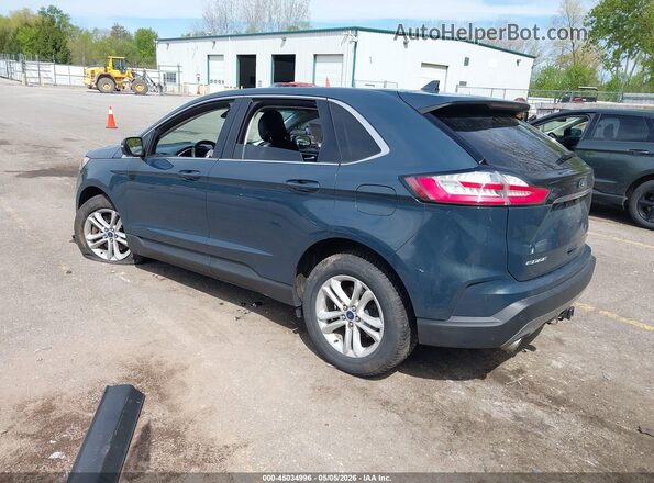 2FMPK4J90KBC65902 2019 FORD EDGE Blue Rear left