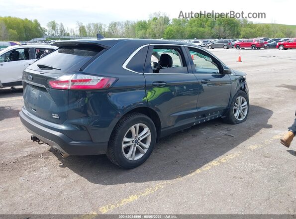 2FMPK4J90KBC65902 2019 FORD EDGE Blue Rear right