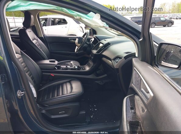 2FMPK4J90KBC65902 2019 FORD EDGE Blue Front interior view