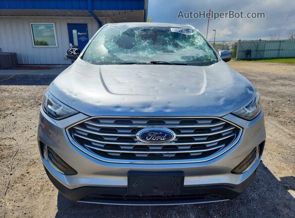 2FMPK4J90MBA60132 2021 FORD EDGE Серебряный Вид спереди