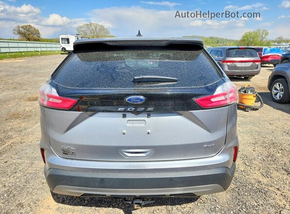 2FMPK4J90MBA60132 2021 FORD EDGE Серебряный Вид сзади