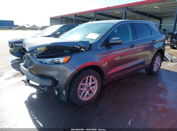 2FMPK4J90NBA14723 2022 FORD EDGE Gray Vista tres cuartos delantera izquierda