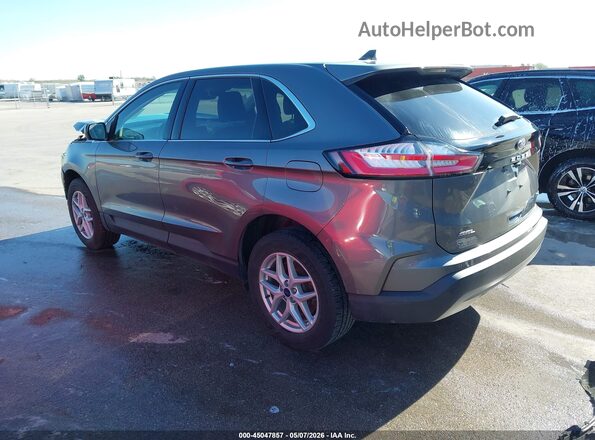 2FMPK4J90NBA14723 2022 FORD EDGE Gray Trasero izquierdo