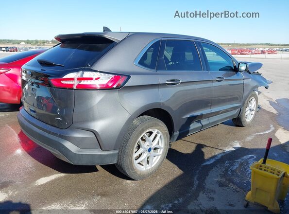 2FMPK4J90NBA14723 2022 FORD EDGE Gray Trasero derecho