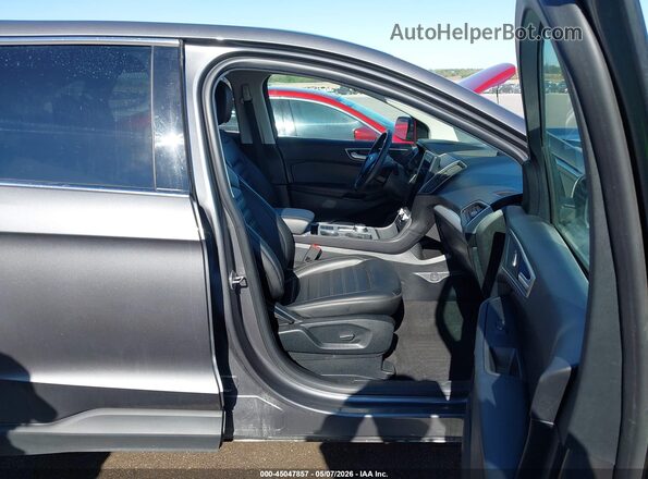 2FMPK4J90NBA14723 2022 FORD EDGE Gray Vista interior delantera