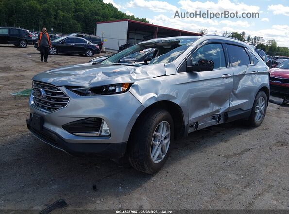 2FMPK4J90NBA88112 2022 FORD EDGE Silver წინა მარცხენა ხედი სამი მეოთხედიდან