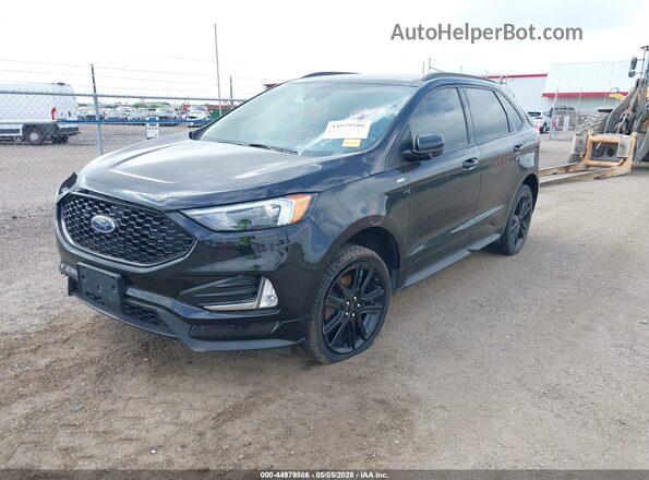 2FMPK4J90RBA08720 2024 FORD EDGE Black Առջևի ձախ երեք քառորդ տեսարան