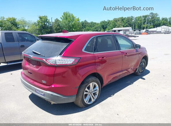 2FMPK4J91HBB81502 2017 FORD EDGE Red Հետևի աջ