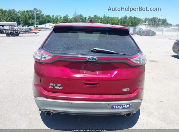 2FMPK4J91HBB81502 2017 FORD EDGE Red 