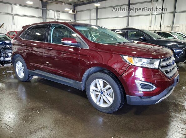 2FMPK4J91HBC36868 2017 FORD EDGE Бордовый 