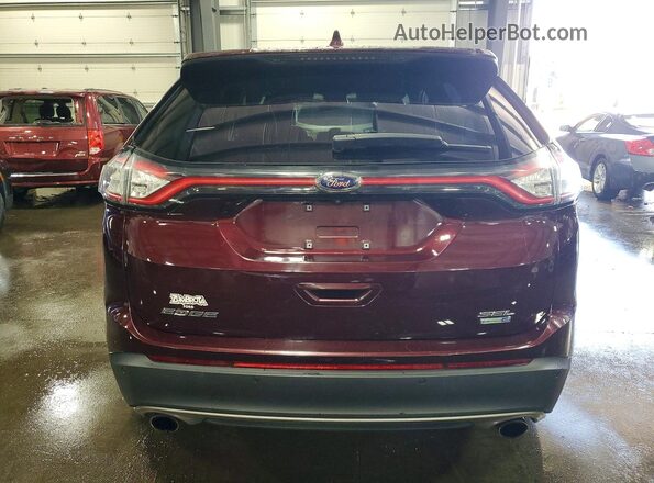 2FMPK4J91HBC36868 2017 FORD EDGE Бордовый 