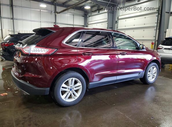 2FMPK4J91HBC36868 2017 FORD EDGE Бордовый 