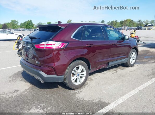 2FMPK4J91KBC38563 2019 FORD EDGE Burgundy 