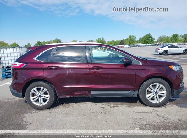 2FMPK4J91KBC38563 2019 FORD EDGE Burgundy 