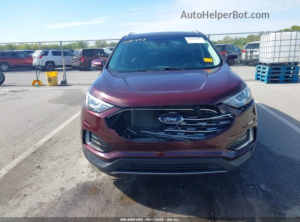 2FMPK4J91KBC38563 2019 FORD EDGE Burgundy 
