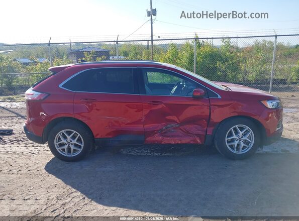 2FMPK4J91MBA47700 2021 FORD EDGE Красный Панорамный вид салона 360°