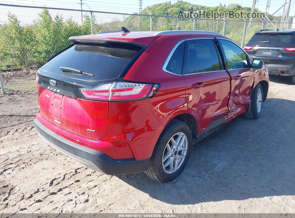 2FMPK4J91MBA47700 2021 FORD EDGE Красный Задняя правая четверть