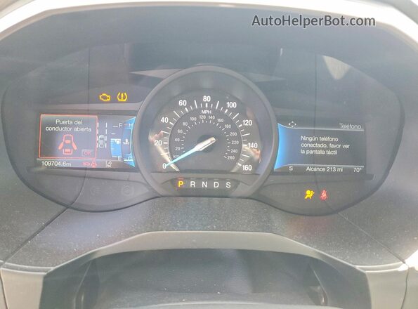 2FMPK4J91MBA58468 2021 FORD EDGE Gray Instrument cluster view