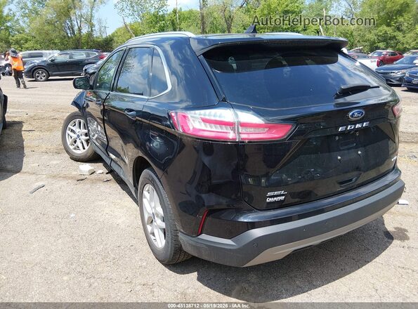 2FMPK4J91MBA62391 2021 FORD EDGE Black Հետևի ձախ