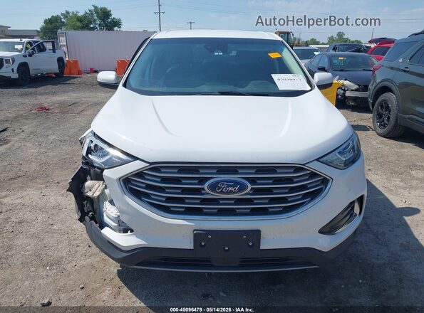 2FMPK4J91NBA11748 2022 FORD EDGE White Вид щитка приладів
