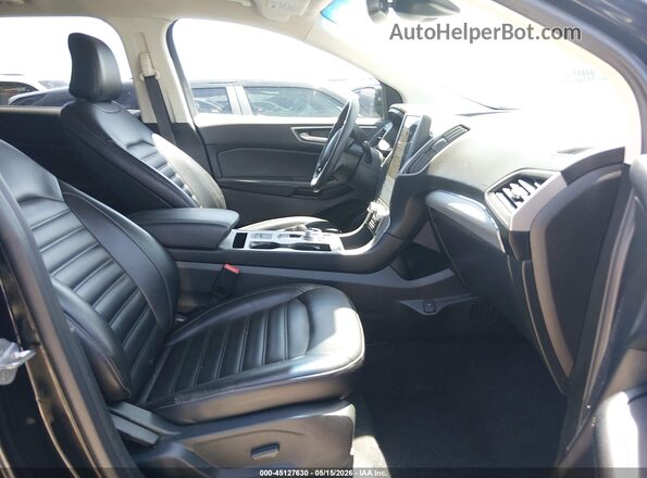 2FMPK4J91NBA44961 2022 FORD EDGE Black Widok wnętrza z przodu